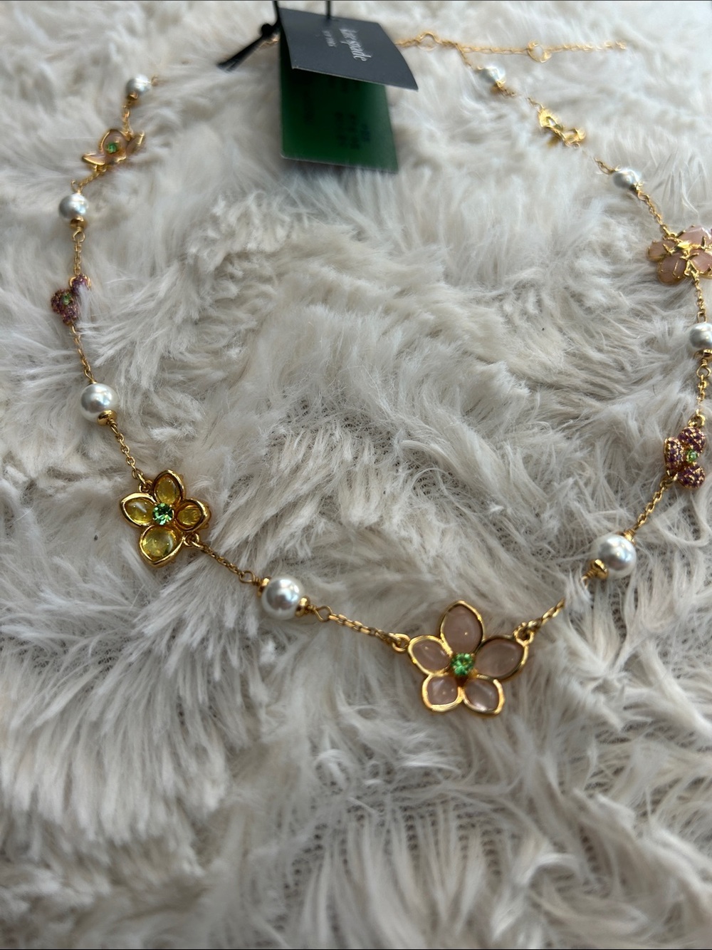 NWT $148 kate spade Pastel Petals Scatter Necklace - Picture 6 of 7